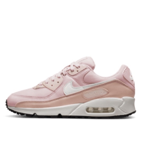 Nike air max 90 women size 10.5 barely rose pink sneakers - Picture 2 of 6